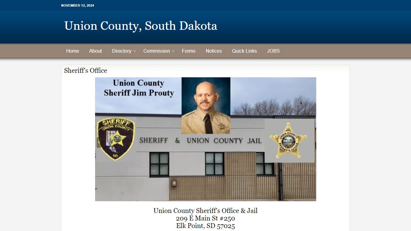 Sheriff's Office - Union County, South Dakota